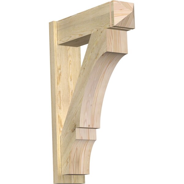 Ekena Millwork Balboa Arts & Crafts Rough Sawn Outlooker, Douglas Fir, 8"W x 28"D x 40"H OUT08X28X40BOA03RDF - main